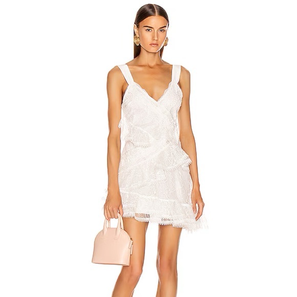 ALEXIS Ladonna Lace Mini Dress in White - Picture 1 of 5